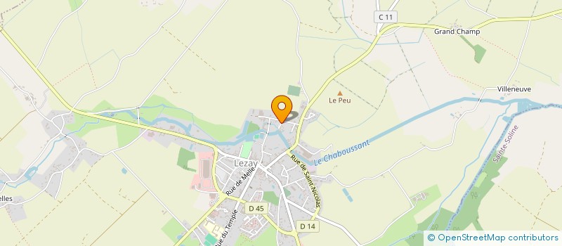 localisation de l'entreprise UNION REGION FOYERS RURAUX POITOU CHTES à LEZAY
