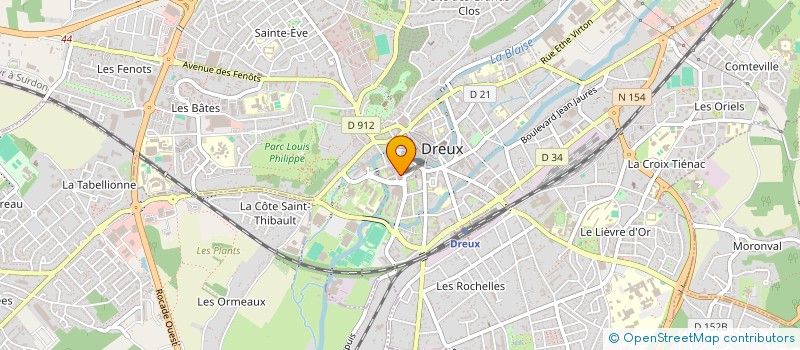 localisation de l'entreprise UNION REGION RAPATRIES FRANCAIS ALGERIE à DREUX