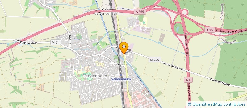 localisation de l'entreprise UNION REGION TRANSPORTEURS EST  ECKWERSHEIM