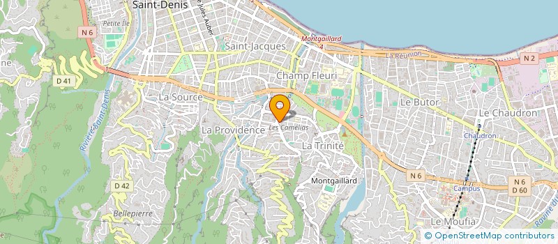 localisation de l'entreprise UNION REGIONAL ANIMATION DEVELOPPEMENT à SAINT-DENIS