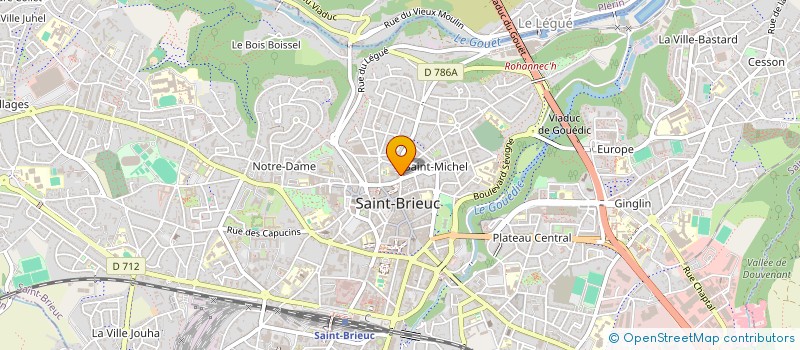 localisation de l'entreprise UNION REGIONAL SYNDICATS SUD PTT BRETAGN à SAINT-BRIEUC