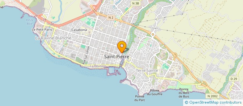 localisation de l'entreprise UNION REGIONALE 974 à SAINT-PIERRE