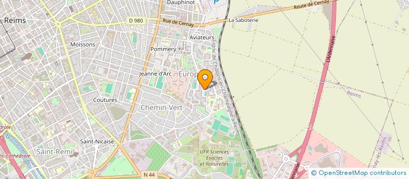 localisation de l'entreprise UNION REGIONALE ANCIENS COMBATTANTS FRANCAIS MUSULMANS DE CHAMAPGNE ARDENNE  REIMS