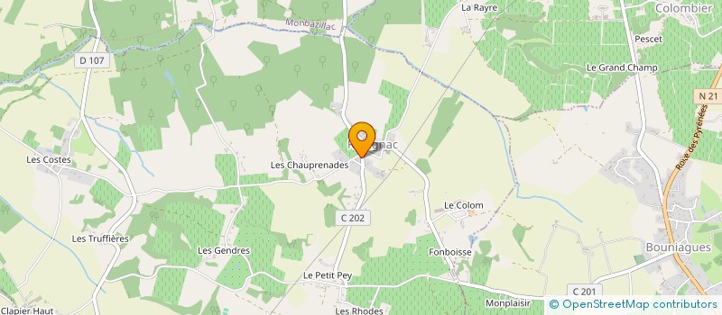 localisation de l'entreprise UNION REGIONALE ASS FAMILIALES MAIS ACCE à SIGOULES-ET-FLAUGEAC