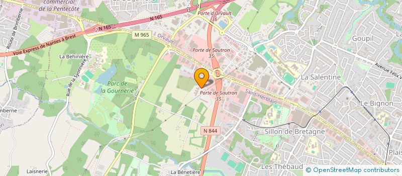 localisation de l'entreprise UNION REGIONALE ASSOCIATIONS FAMILIALES à SAINT-HERBLAIN