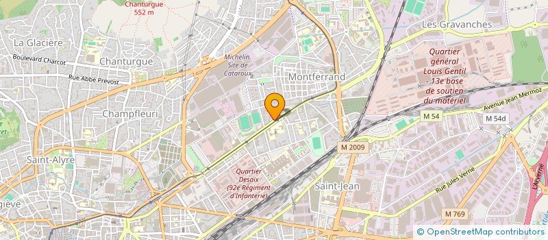 localisation de l'entreprise UNION REGIONALE CAUE D AUVERGNE  CLERMONT-FERRAND