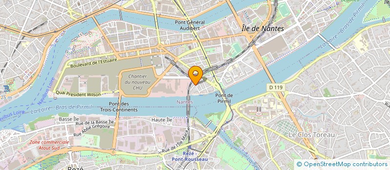 localisation de l'entreprise UNION REGIONALE CFTC à NANTES