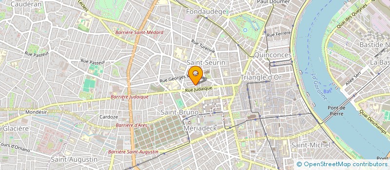 localisation de l'entreprise UNION REGIONALE CFTC AQUITAINE à BORDEAUX