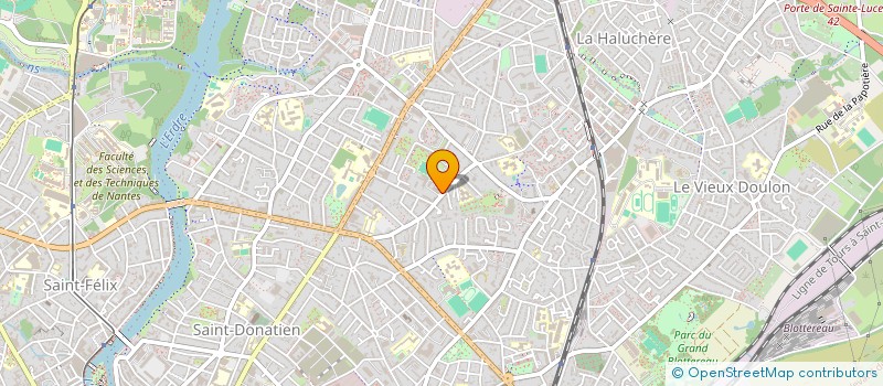 localisation de l'entreprise UNION REGIONALE CGT PTT PAYS DE LOIRE à NANTES