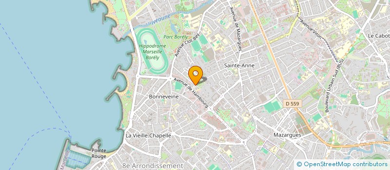 localisation de l'entreprise UNION REGIONALE CLINIQUES PSYCHIATRIQUES à MARSEILLE