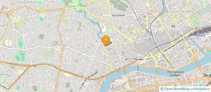 localisation de l'entreprise UNION REGIONALE CONSTRUCTION BOIS CFDT  NANTES