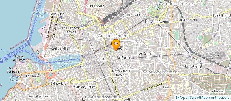 localisation de l'entreprise UNION REGIONALE CSF à MARSEILLE