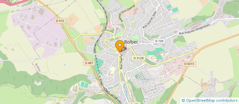 localisation de l'entreprise UNION REGIONALE D'ART PHOTOGRAPHIQUE DE HAUTE NORMANDIE U R A P H N  BOLBEC