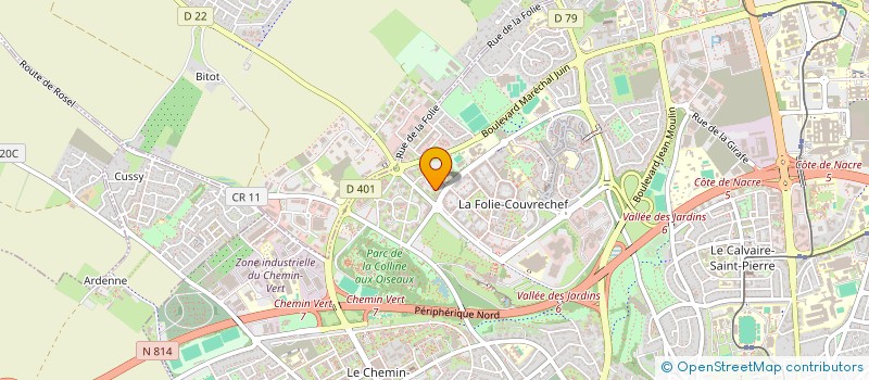 localisation de l'entreprise UNION REGIONALE DE DEPARTEMENTS CFTC DE NORMANDIE à CAEN