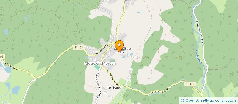 localisation de l'entreprise UNION REGIONALE DE LOUVETERIE DE BOURGOGNE FRANCHE-COMTE  ALLIGNY-EN-MORVAN