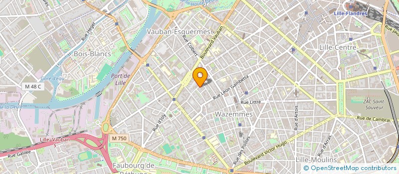 localisation de l'entreprise UNION REGIONALE DE RETRAITES CFDT HAUTS-DE-FRANCE à LILLE