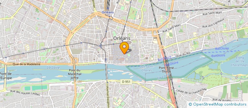 localisation de l'entreprise UNION REGIONALE DES AEROCLUBS DU CENTRE à ORLEANS