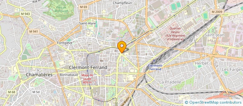 localisation de l'entreprise UNION REGIONALE DES ASSOCIATIONS CENTRE D' INFORMATION SUR LES DROITS DES FEMMES  CLERMONT-FERRAND