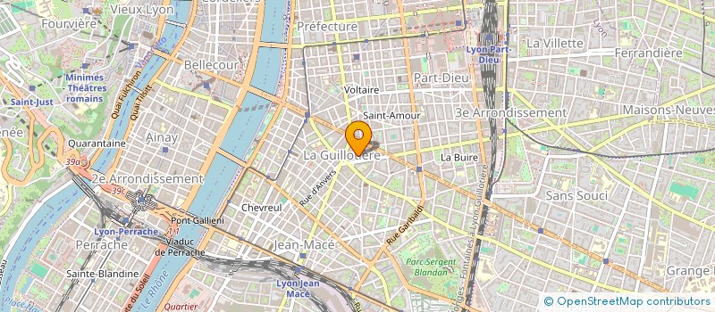 localisation de l'entreprise UNION REGIONALE DES ASSOCIATIONS FAMILIALES DE AURA  SAINT-ETIENNE