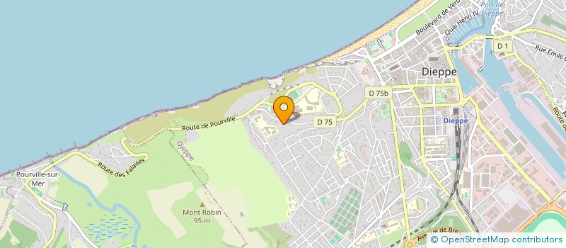 localisation de l'entreprise UNION REGIONALE DES AVF DE NORMANDIE à DIEPPE