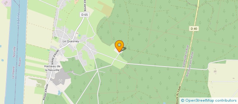 localisation de l'entreprise UNION REGIONALE DES COLLECTIVITES FORESTIERES DE NORMANDIE  VATTEVILLE-LA-RUE