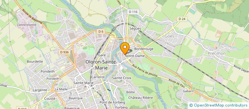 localisation de l'entreprise UNION REGIONALE DES COLLECTIVITES FORESTIERES NOUVELLE - AQUITAINE à OLORON-SAINTE-MARIE