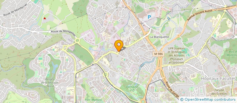 localisation de l'entreprise UNION REGIONALE DES COLLECTIVITES FORESTIERES OCCITANIE PYRENEES MEDITERRANEE à GRABELS