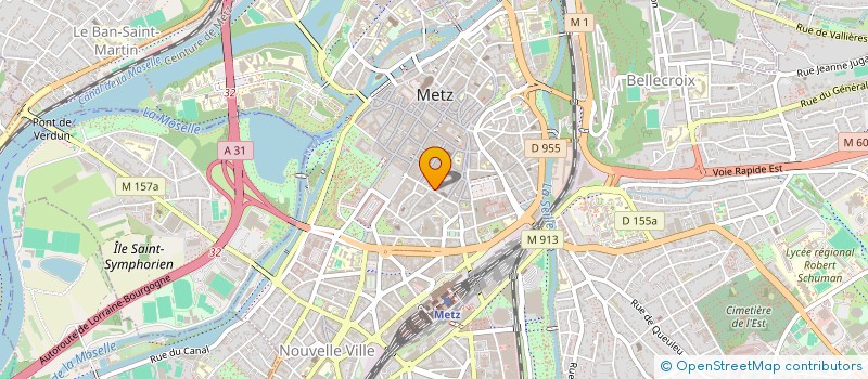 localisation de l'entreprise UNION REGIONALE DES COMITES INTERPROFESSIONNELS DU LOGEMENT DE LORRAINE à METZ