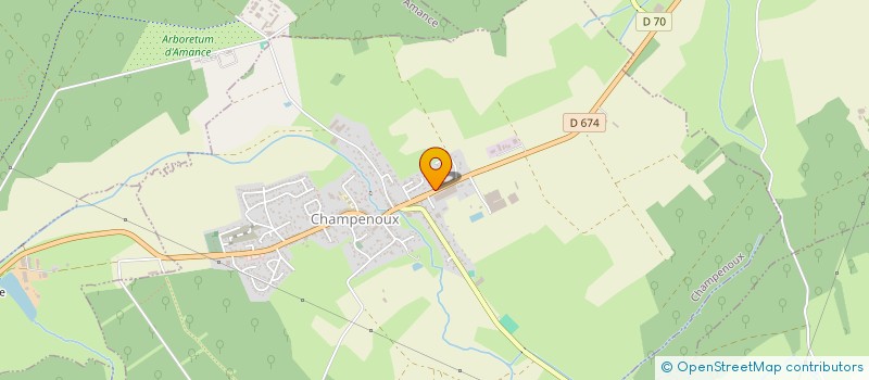 localisation de l'entreprise UNION REGIONALE DES CPIE GRAND EST  CHAMPENOUX