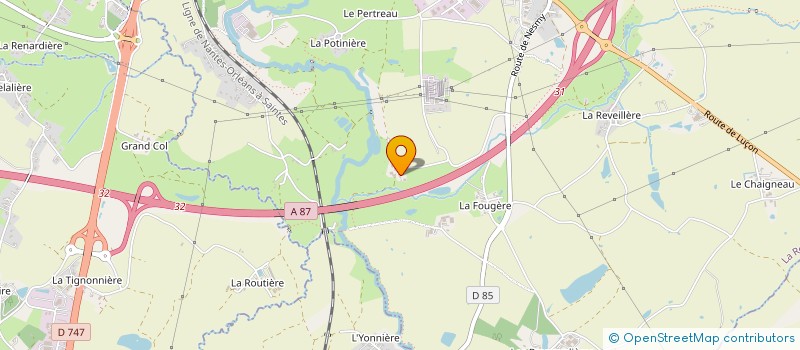 localisation de l'entreprise UNION REGIONALE DES FOYERS RURAUX DES PAYS DE LA LOIRE à ROCHE SUR YON (LA)