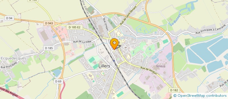 localisation de l'entreprise UNION REGIONALE DES FOYERS RURAUX ET ASSOCIATIONS D'ANIMATION RURALE DES HAUTS-DE-FRANCE à LILLERS