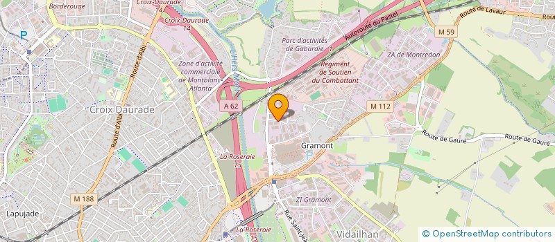 localisation de l'entreprise UNION REGIONALE DES FRANCAS D'OCCITANIE à TOULOUSE