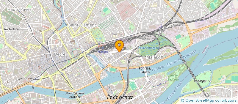 localisation de l'entreprise UNION REGIONALE DES FRANCAS DES PAYS DE LOIRE à NANTES