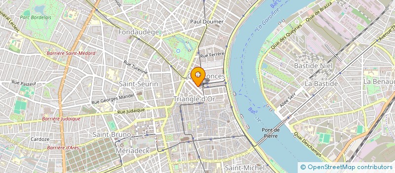 localisation de l'entreprise UNION REGIONALE DES MUTUELLES BORDEAUX à BORDEAUX