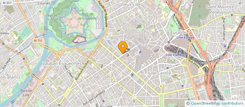 localisation de l'entreprise UNION REGIONALE DES PROFESSIONNELS DE SANTE BIOLOGISTES NORD PAS DE CALAIS à LILLE