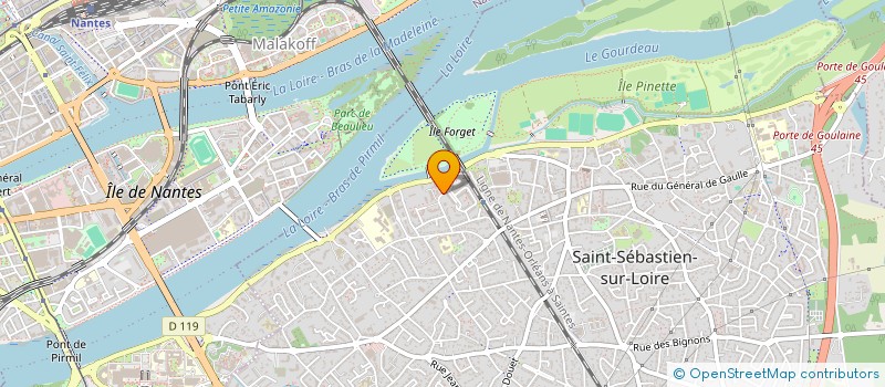 localisation de l'entreprise UNION REGIONALE DES PROFESSIONNELS DE SANTE DES PAYS DE LA LOIRE REGROUPANT LES MEDECINS LIBERAUX  NANTES