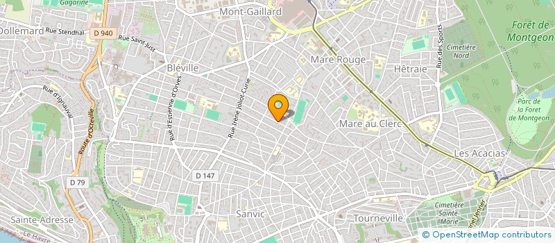 localisation de l'entreprise UNION REGIONALE DES PROFESSIONNELS DE SANTE SAGES FEMMES NORMANDIE à LE HAVRE