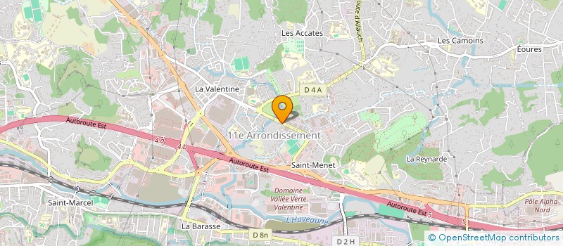 localisation de l'entreprise UNION REGIONALE DES PROFESSIONS DE SANTE DE LA REGION PROVENCE-ALPES-COTE D'AZUR REGROUPANT LES INFIRMIERS  MARSEILLE