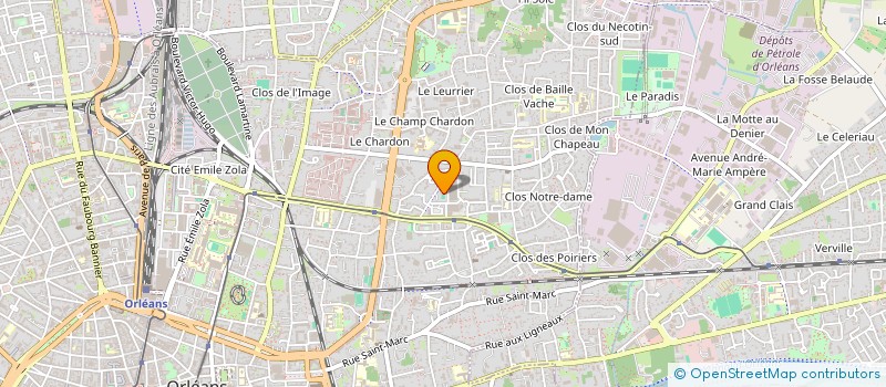 localisation de l'entreprise UNION REGIONALE DES REGIES DE QUARTIER REGION CENTRE à ORLEANS