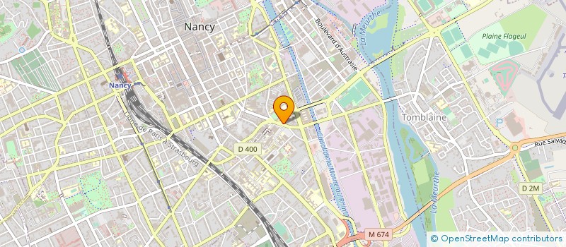 localisation de l'entreprise UNION REGIONALE DES SCOP GRAND EST  NANCY