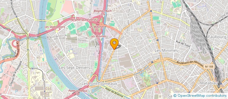 localisation de l'entreprise UNION REGIONALE DES SYNDICATS C G T FORCE OUVIERE MIDI PYRENEES à TOULOUSE