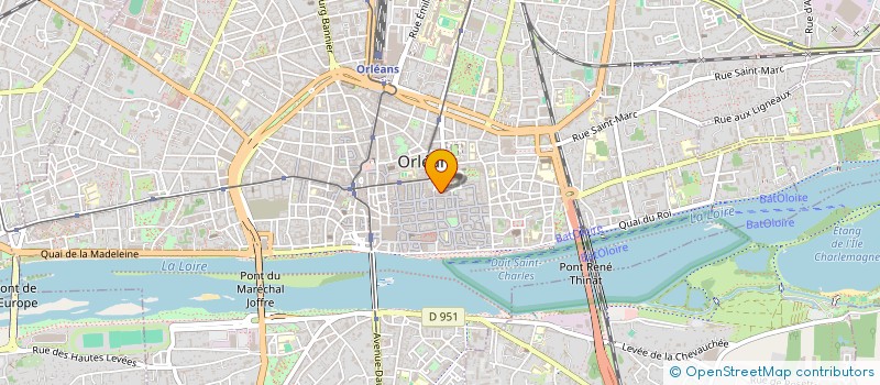 localisation de l'entreprise UNION REGIONALE GITES DE FRANCE  ORLEANS