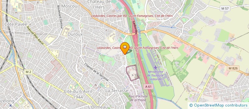 localisation de l'entreprise UNION REGIONALE MIDI-PYRENEES DES CENTRES DE GESTION AGREES à TOULOUSE