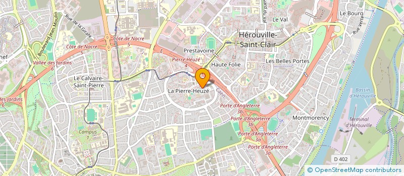 localisation de l'entreprise UNION REGIONALE OCCE DE NORMANDIE (URN OCCE) à CAEN