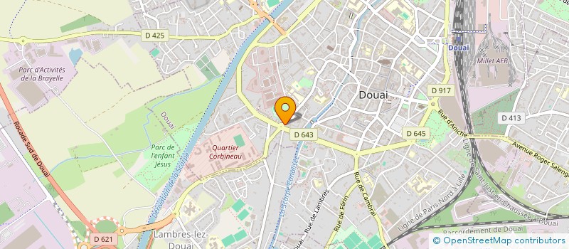 localisation de l'entreprise UNION REGIONALE OCCE NORD PAS DE CALAIS à DOUAI