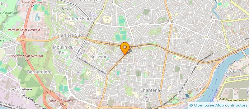 localisation de l'entreprise UNION REGIONALE OCCE PAYS DE LOIRE à NANTES