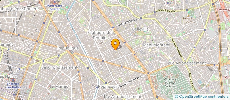 localisation de l'entreprise UNION REGIONALE PARIS TEC à PARIS