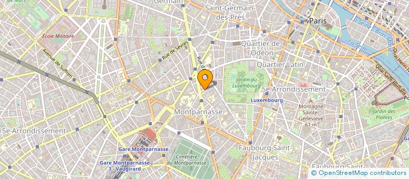localisation de l'entreprise UNION REGIONALE PERSONNEL ETABLIS PRIVEE à PARIS