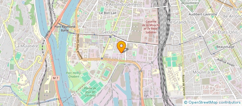 localisation de l'entreprise UNION REGIONALE PORCINE RHONE-ALPES à LYON