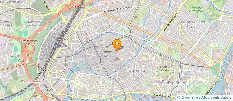 localisation de l'entreprise UNION REGIONALE POUR L HABITAT DES JEUNES à STRASBOURG